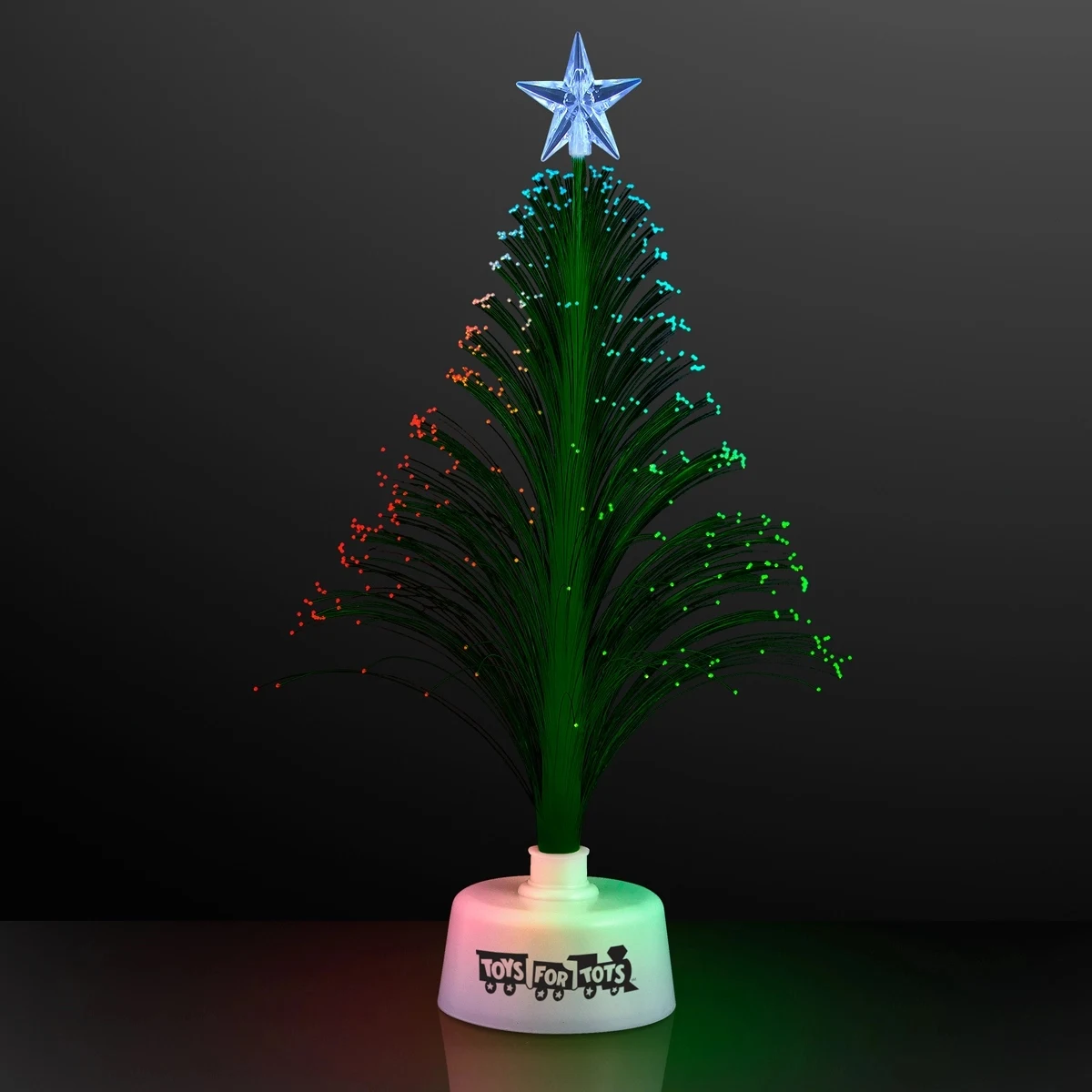 11.5" Light Up Green Christmas Tree 1