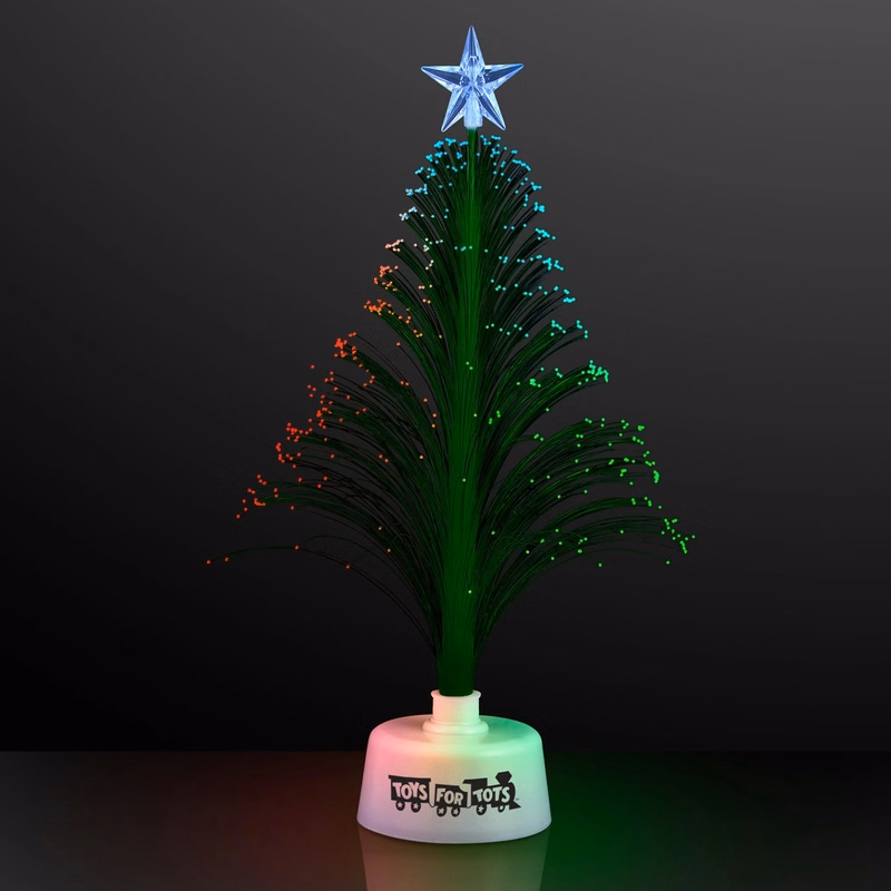 11.5" Light Up Green Christmas Tree