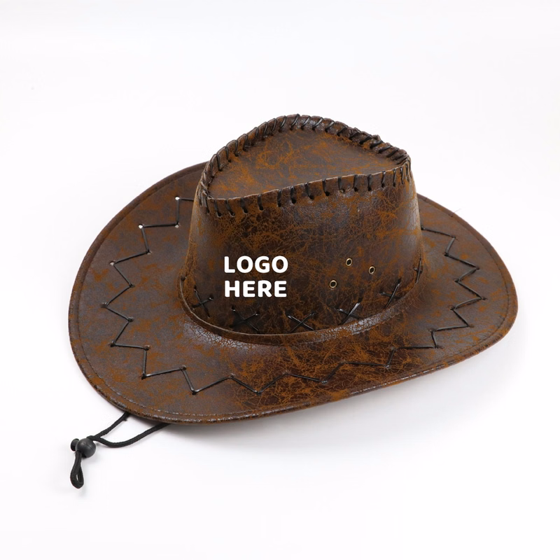 Cracked Western Cowboy Cap