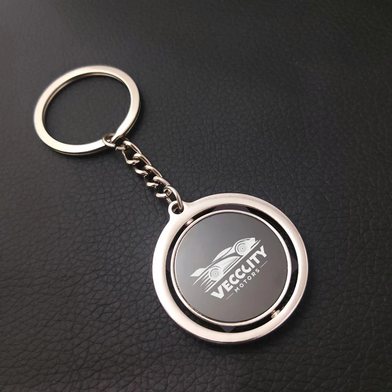 Twist Round Logo Keychain 1