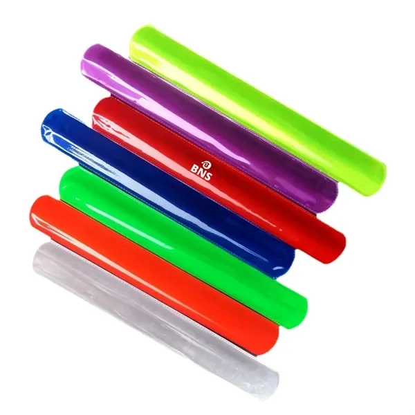9 " PVC Reflective Slap Bracelet Visibility Safety Bands 1
