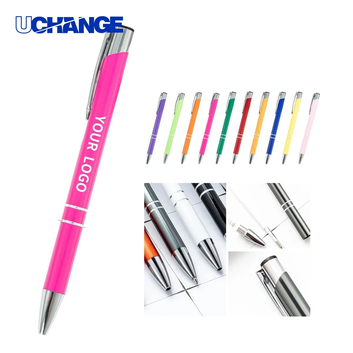 Glossy Aluminum Ballpoint Pen 1