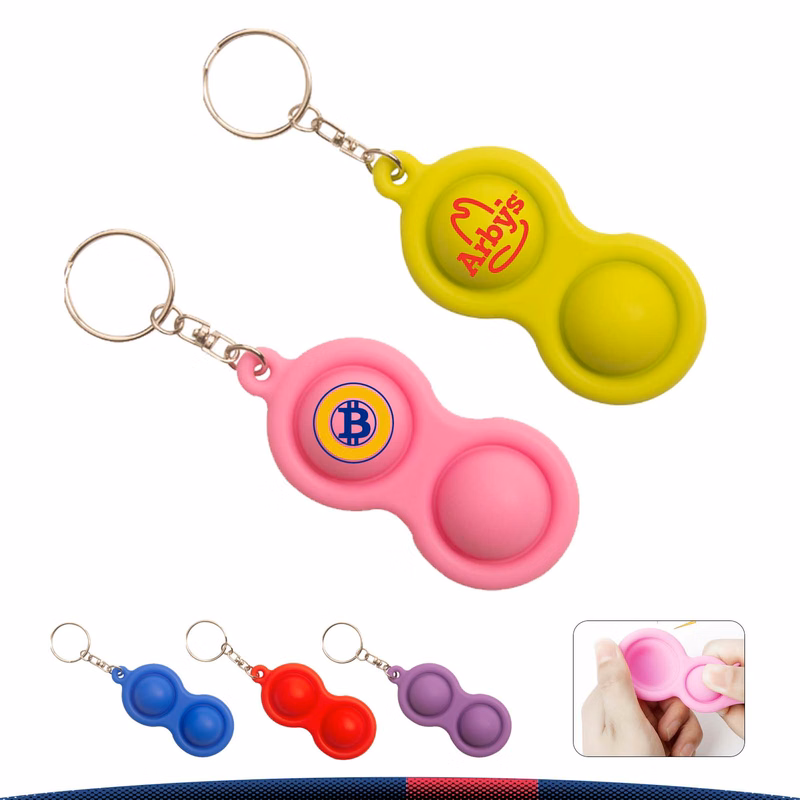 Banci Push Pop Bubble Keychain