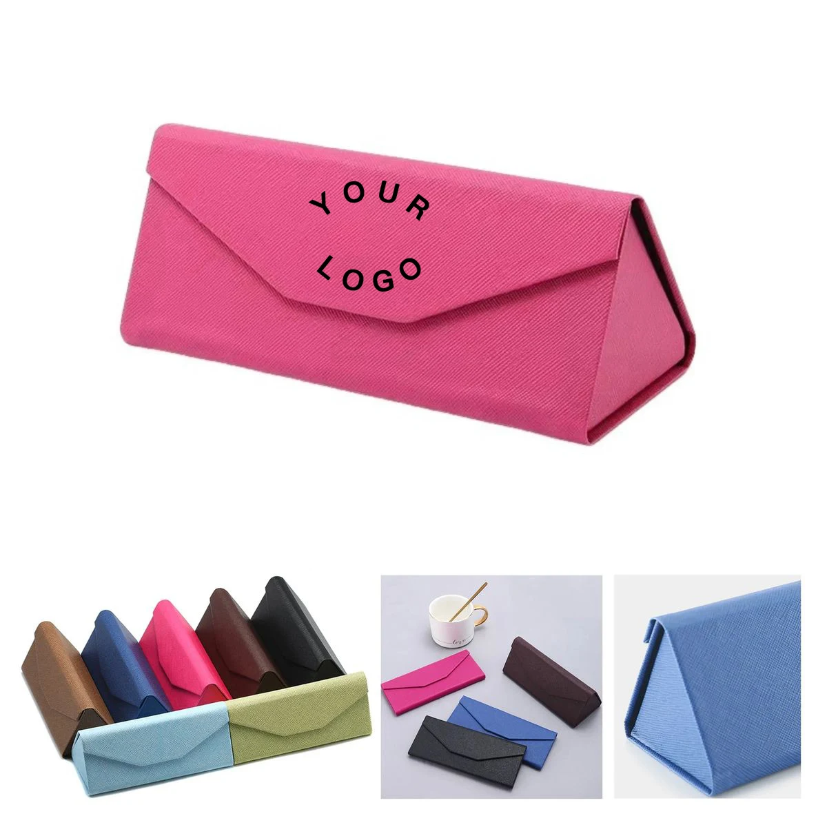 Protective Leather Eyewear Case with Metal Frame 1