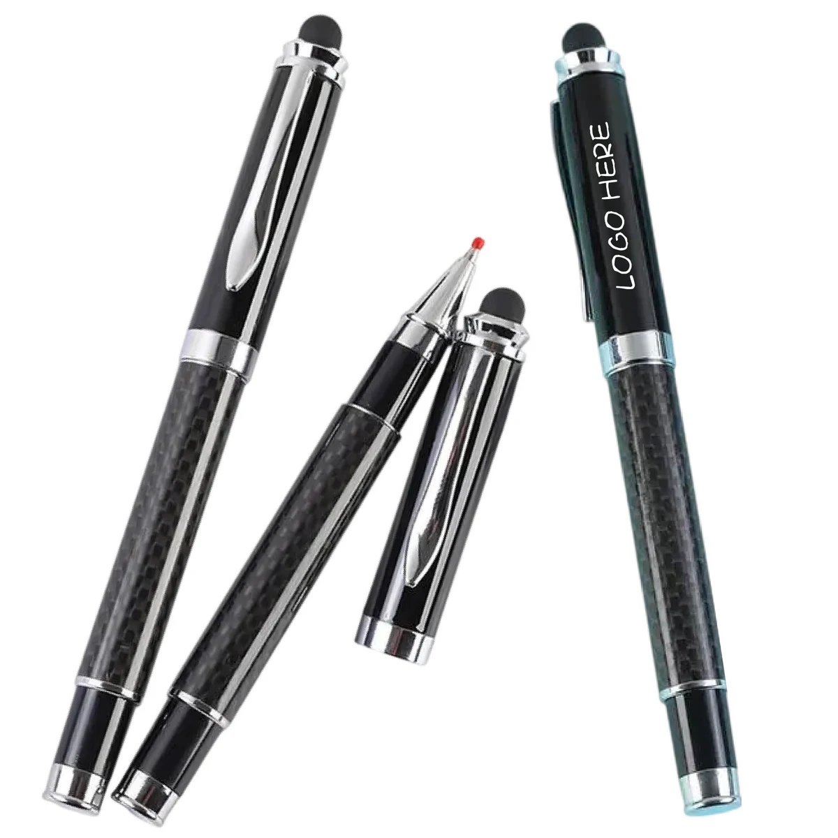 Ballpoint Metal Ink Pens w/Stylus 1