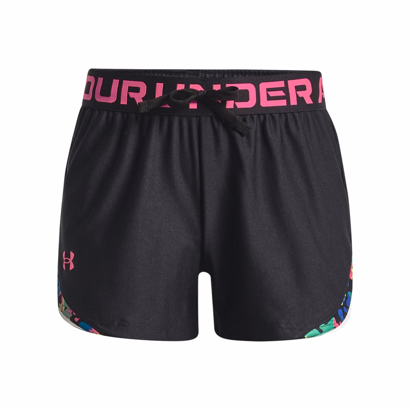UA Play Up Tri-Color Girls' Shorts