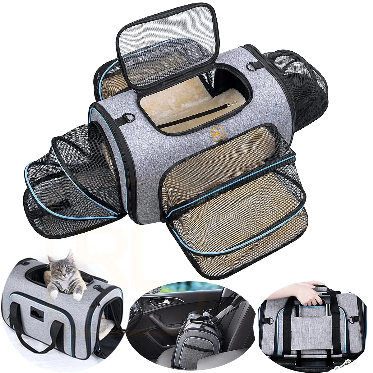 4 Sides Expandable Pet Carrier 1