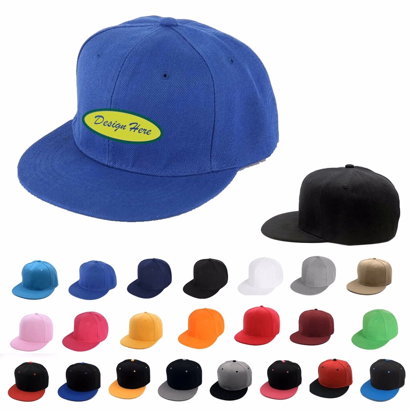 Blank Classic Snapback Hat Hip Hop Cap