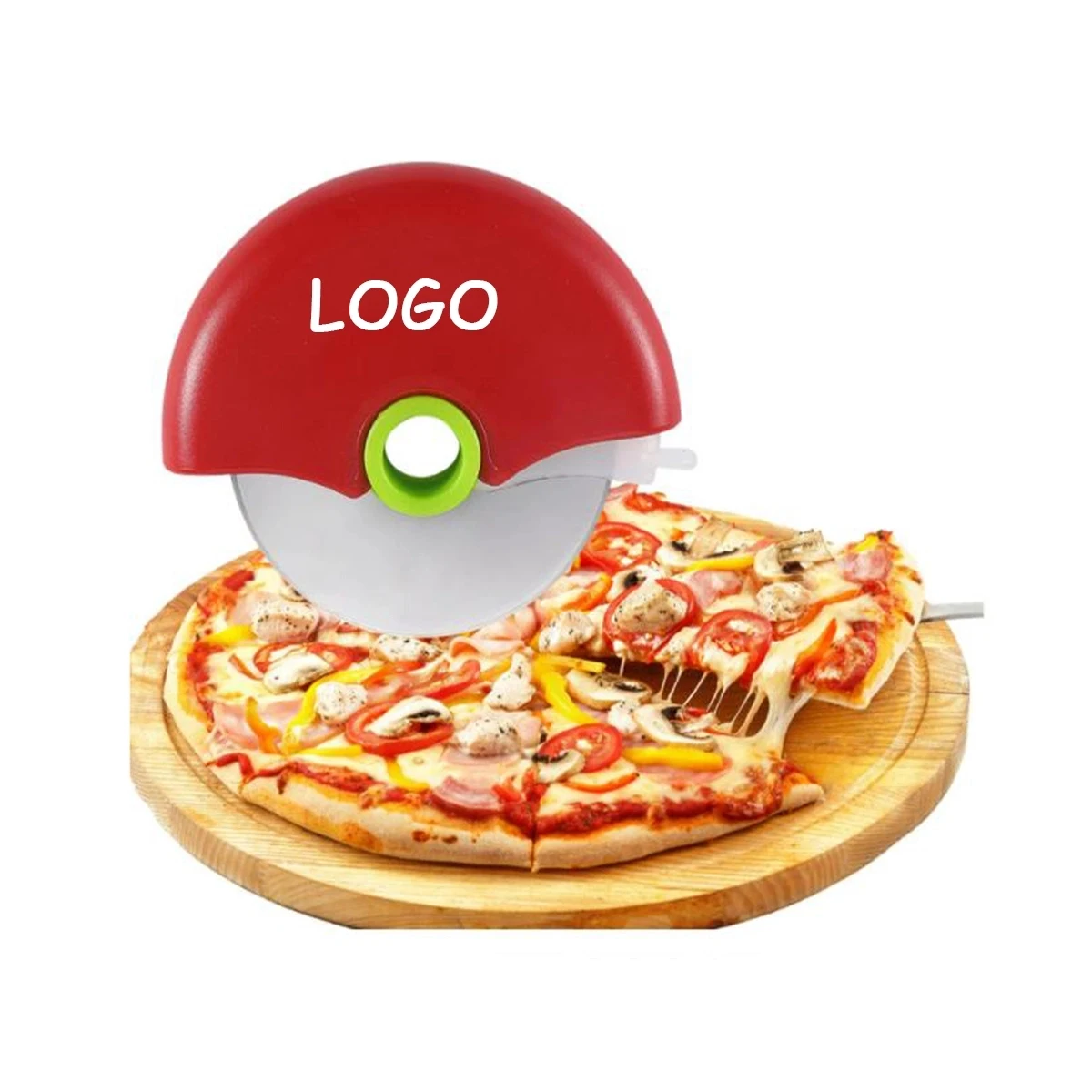 Pizza Cutter Wheel With Lid Roller 1