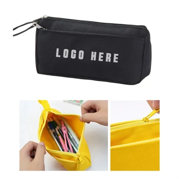 Custom Large Capacity Pencil Bag 10 Colors — Oxford Cloth School Supply Organizer 1
