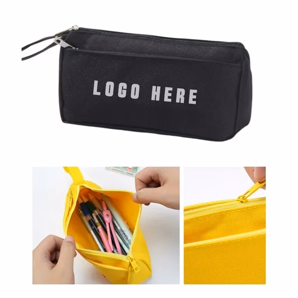 Custom Large Capacity Pencil Bag 10 Colors — Oxford Cloth School Supply Organizer