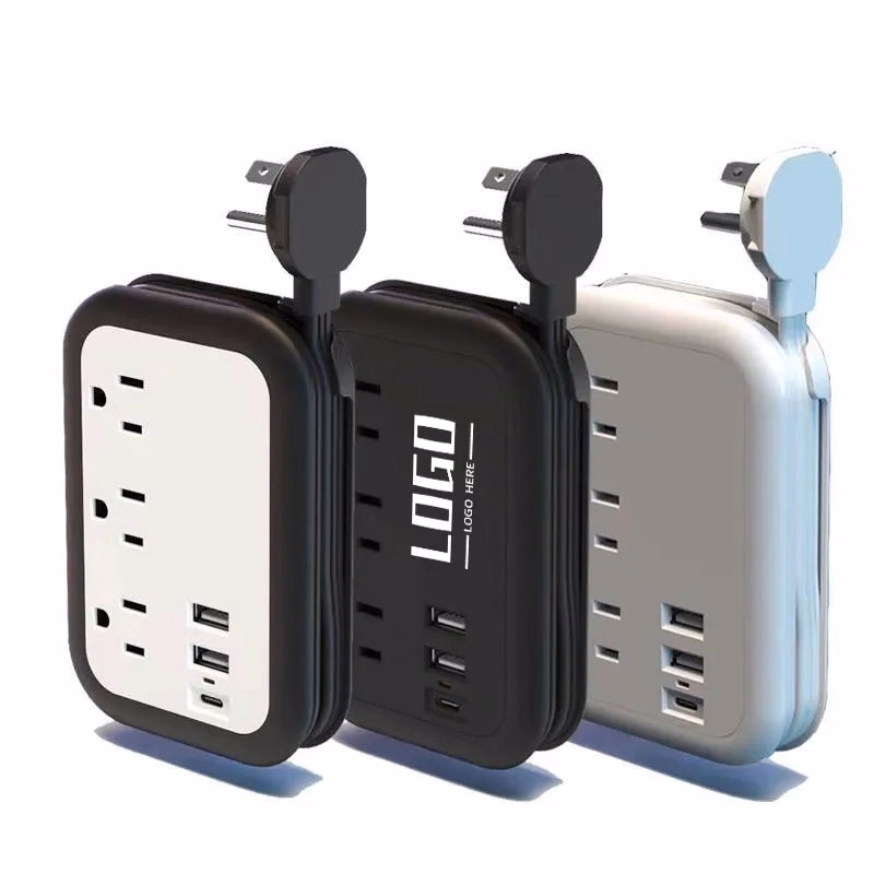 Travel Power Strip with USB Ports