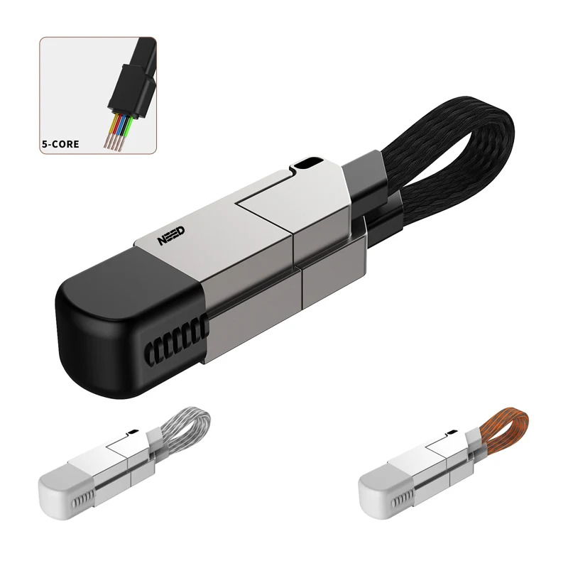 4 in 1 Short USB C Fast Charging and Data Syncing 1