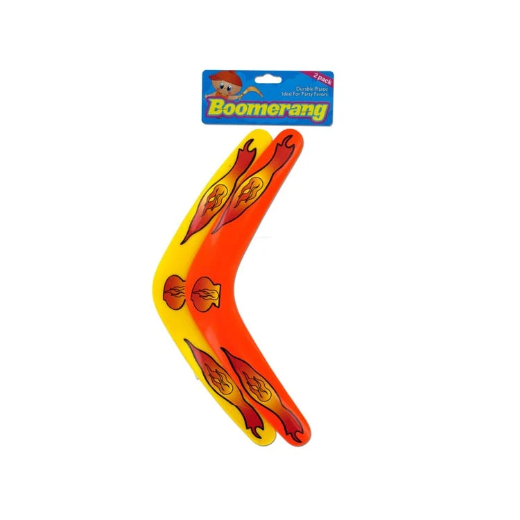 Toy Boomerangs - Assorted Colors 2 Pack 11.5" 1