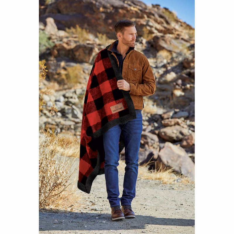 Woodland Plaid Throw Blanket