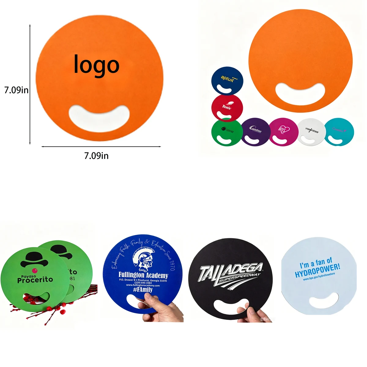 Round Advertising Fan 1