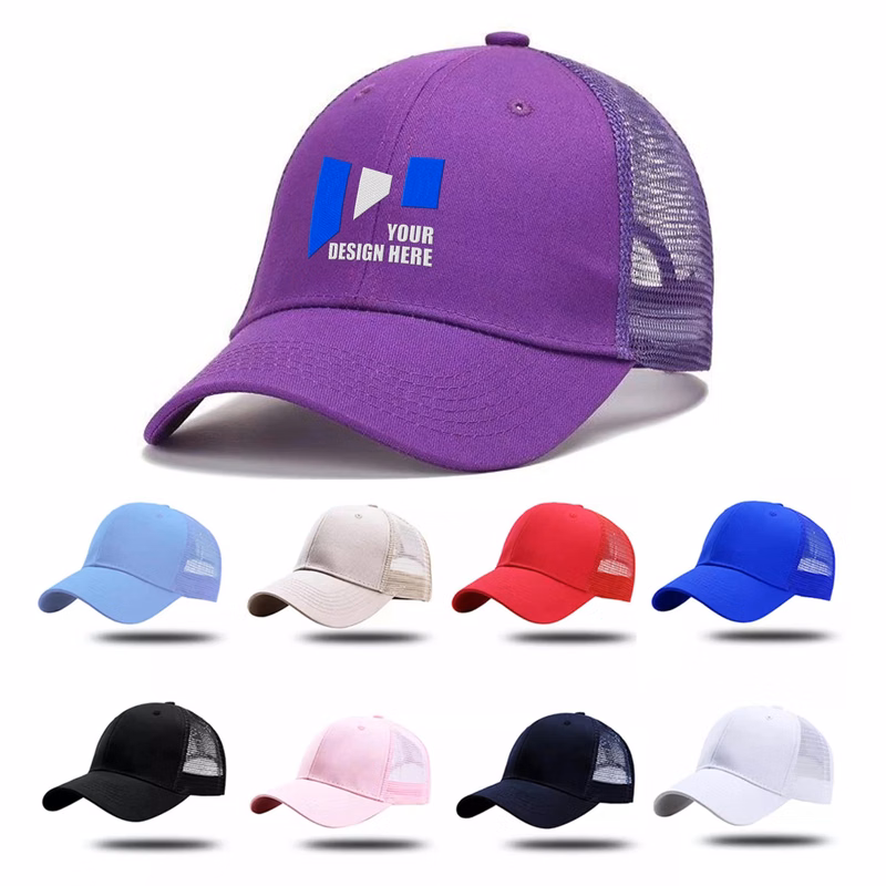 Unstructured Baseball Cap w/ Mesh