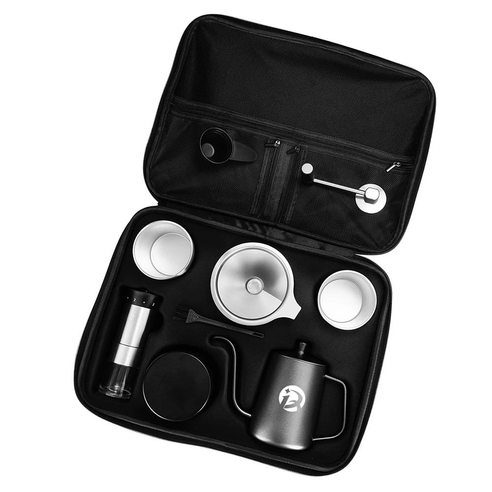 9 in 1 Outdoor Camping Pour Over Coffee Maker Set 1