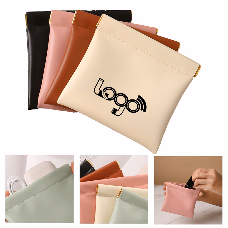 Portable PU Leather Organizer Pouch