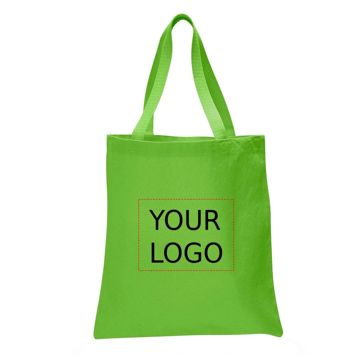12 oz. Cotton Canvas Tote Bag with Web Handles 1