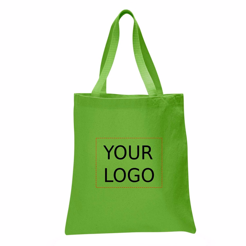12 oz. Cotton Canvas Tote Bag with Web Handles
