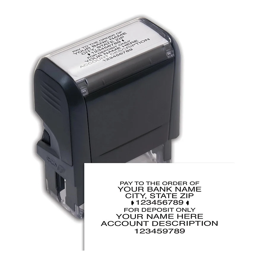 Endorsement Stamp, Self-Inking, Popular Layout 1