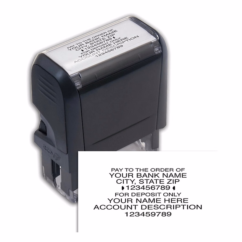 Endorsement Stamp, Self-Inking, Popular Layout