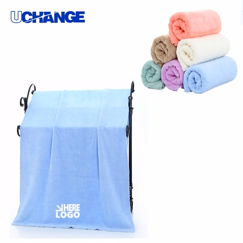 Coral Velvet Bath Towel