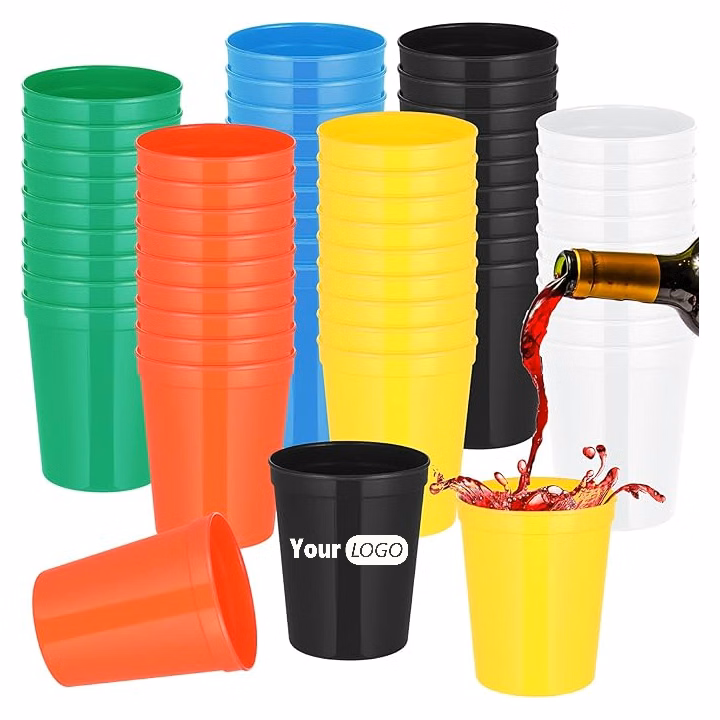 16Oz Reusable Plastic Kids Stadium Cups