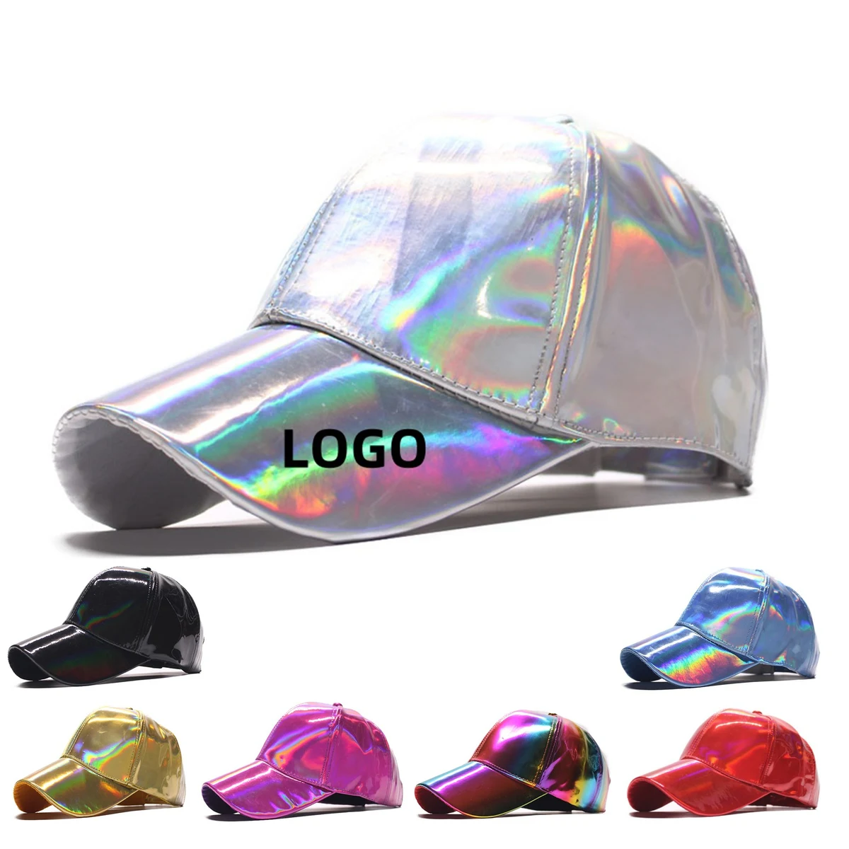 Adjustable Shiny Baseball Cap 1