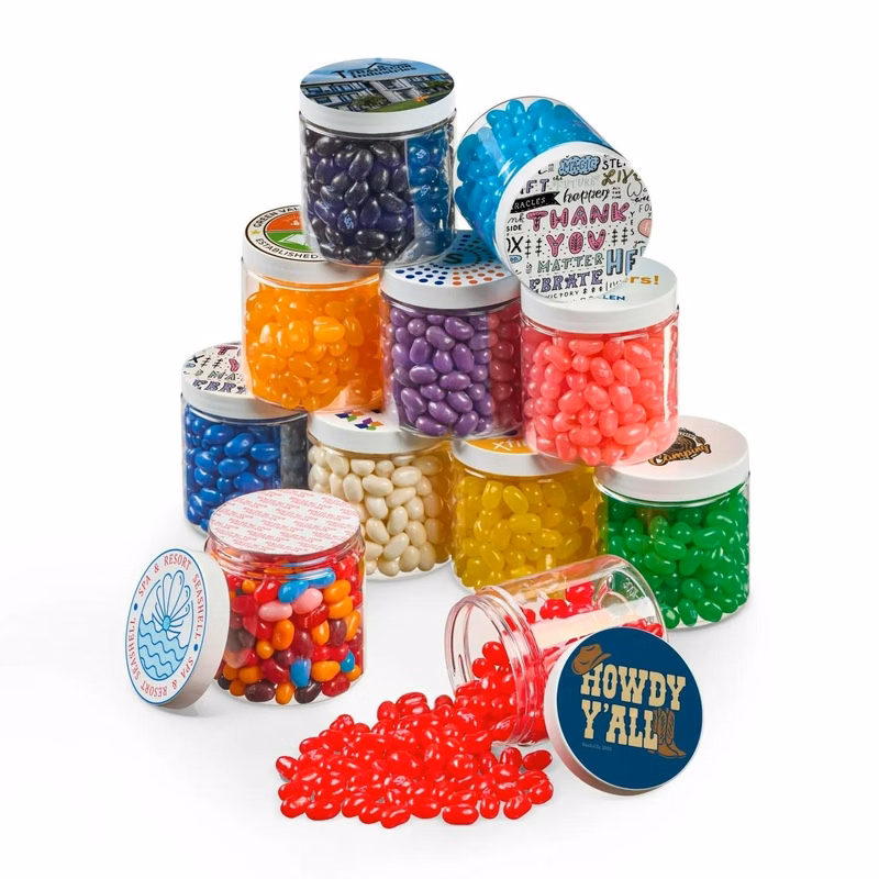 8 OZ JAR OF JELLY BEANS