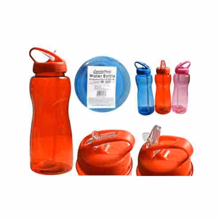 Sport Water Bottles - 33.8 Fl oz Assorted Colors