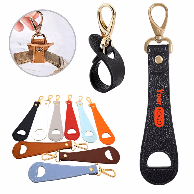 PU Leather Hands Free Hat Clip