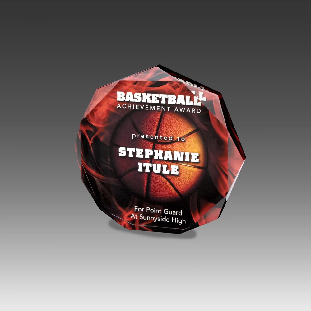 6" AcryliPrint HD Octagon Bevel Award 1