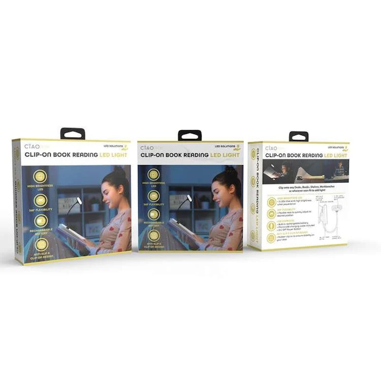 Rechargeable Clip-On Reading Lights 1