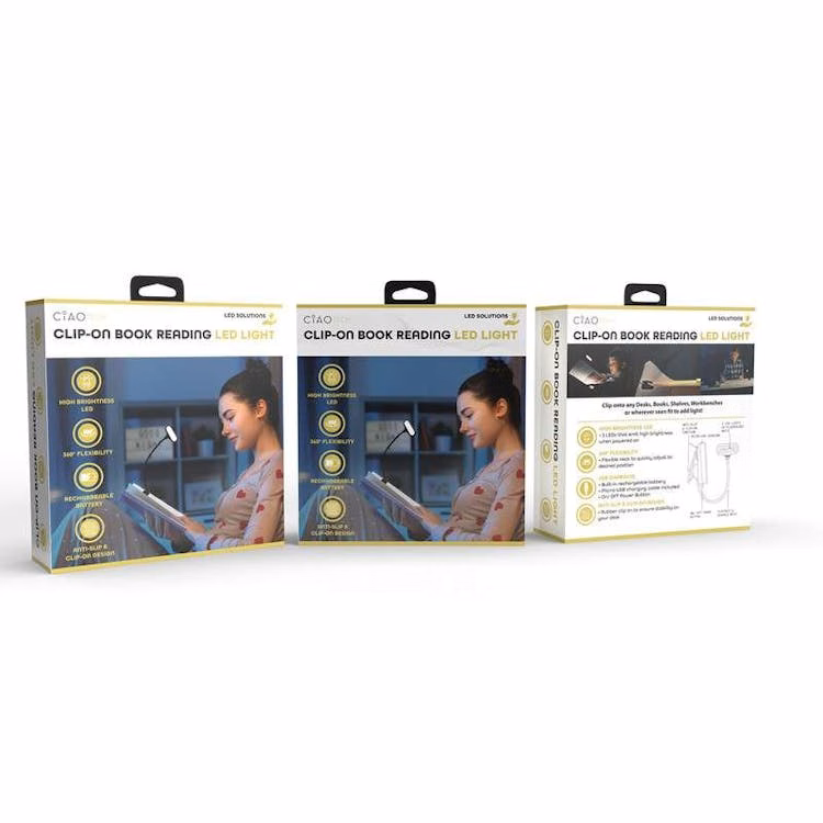 Rechargeable Clip-On Reading Lights
