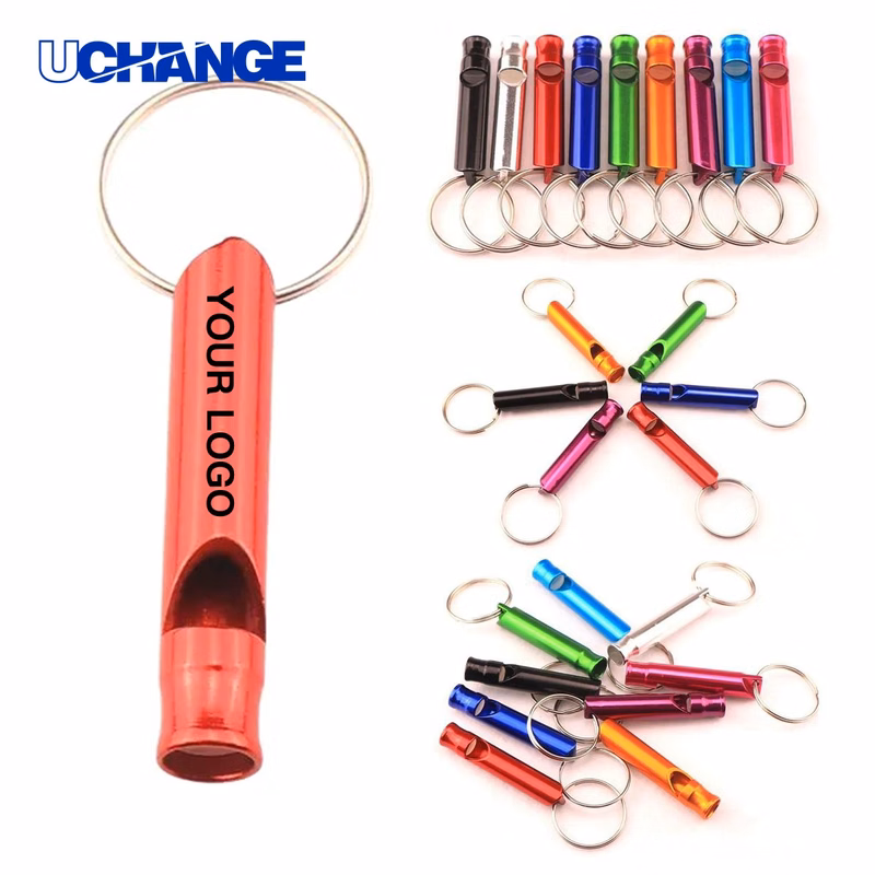 Outdoor Whistle Key Chain Keychain with Keyring