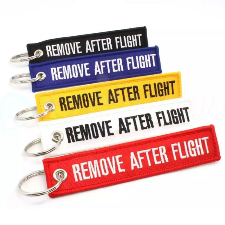 Embroidery Luggage Keychain Tag 1