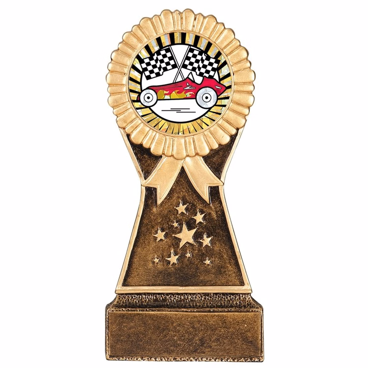 2" Insert Holder 7" Tall Ribbon Stand Award