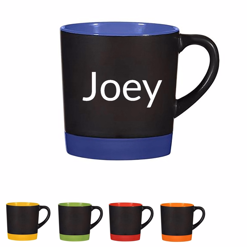 12 Oz Two-Tone Mug w/ Handle