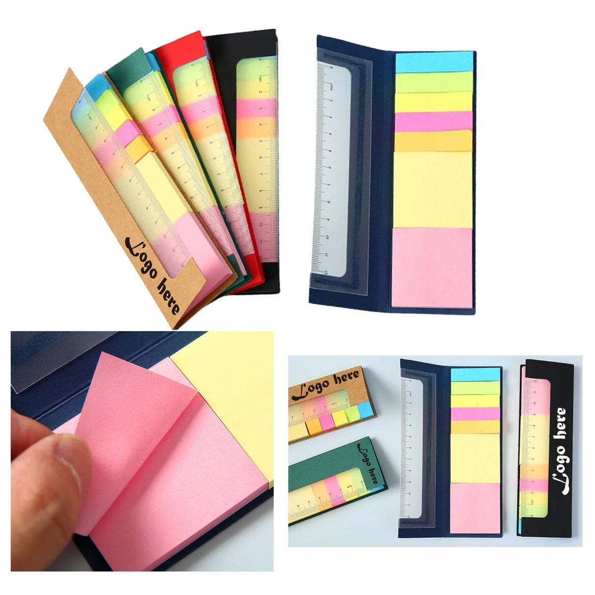 Ruler Notebook With Sticky Notes 1