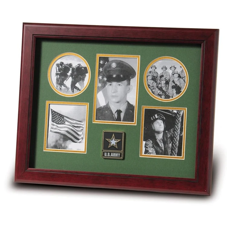 Go Army Medallion 5 Picture Collage Frame 1