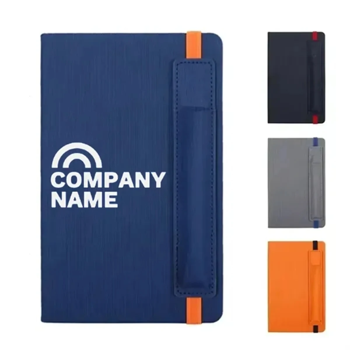 Pu Leather Business Office Notebook with Pen Holder
1