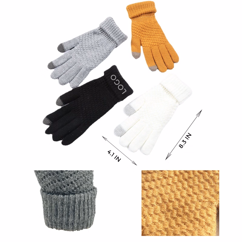 MOQ 10 PCS Convenient Touchscreen Thermal Gloves