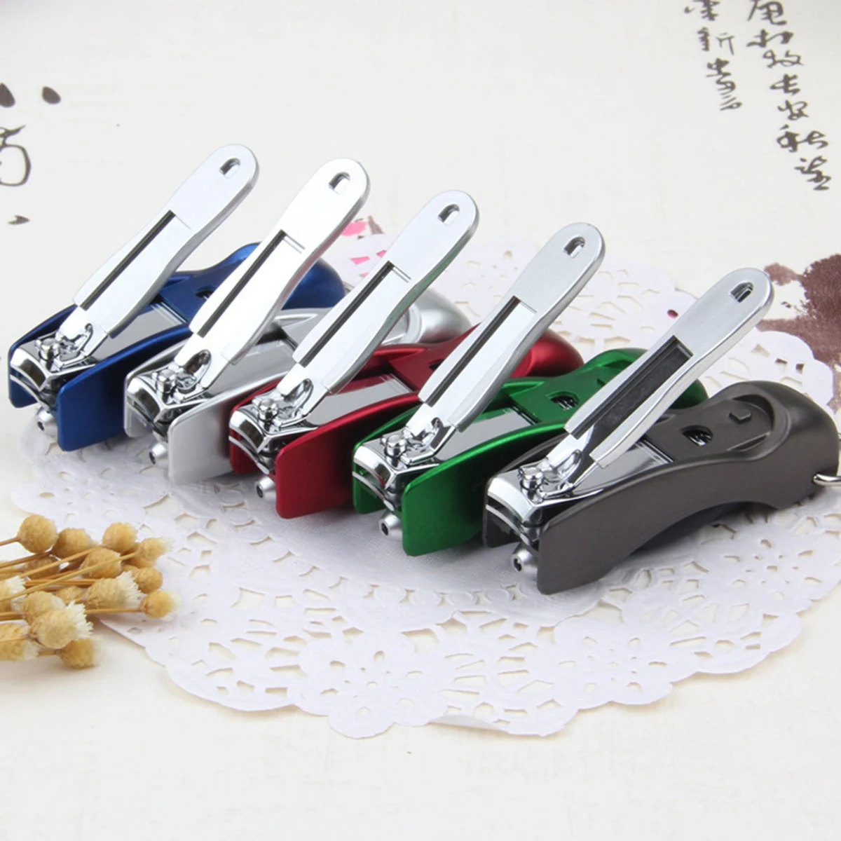 Creative Multifunction Folded Nail Clippers Ballpoint Pen 1
