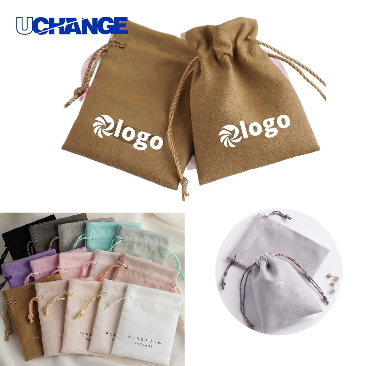 Jewelry Drawstring Pouch Organizer 1