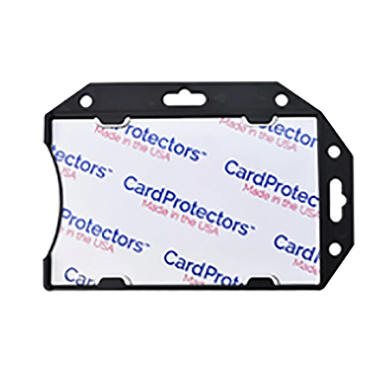 2.62" W x 3.88" H - Multi-Directional Rigid Card Holder (Blank) 1