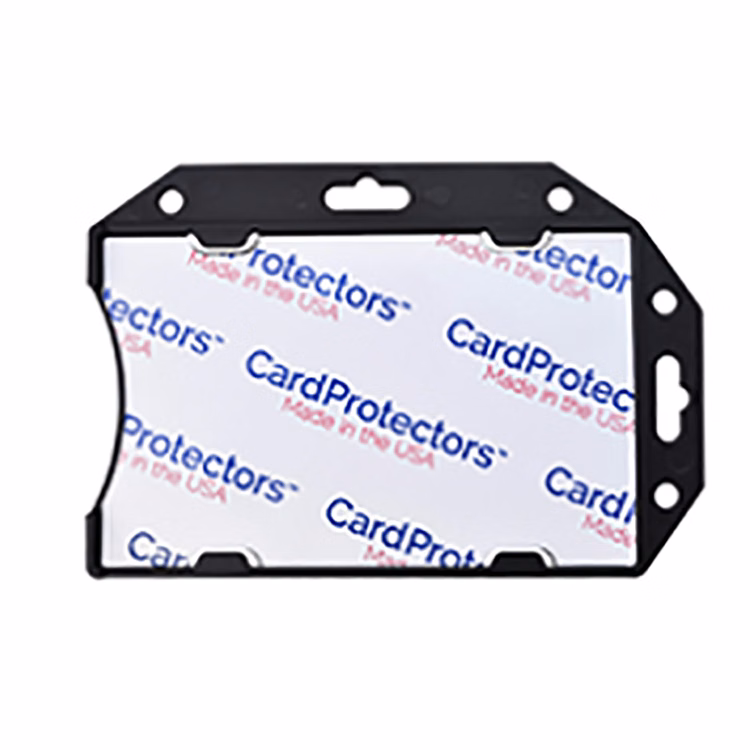2.62" W x 3.88" H - Multi-Directional Rigid Card Holder (Blank)