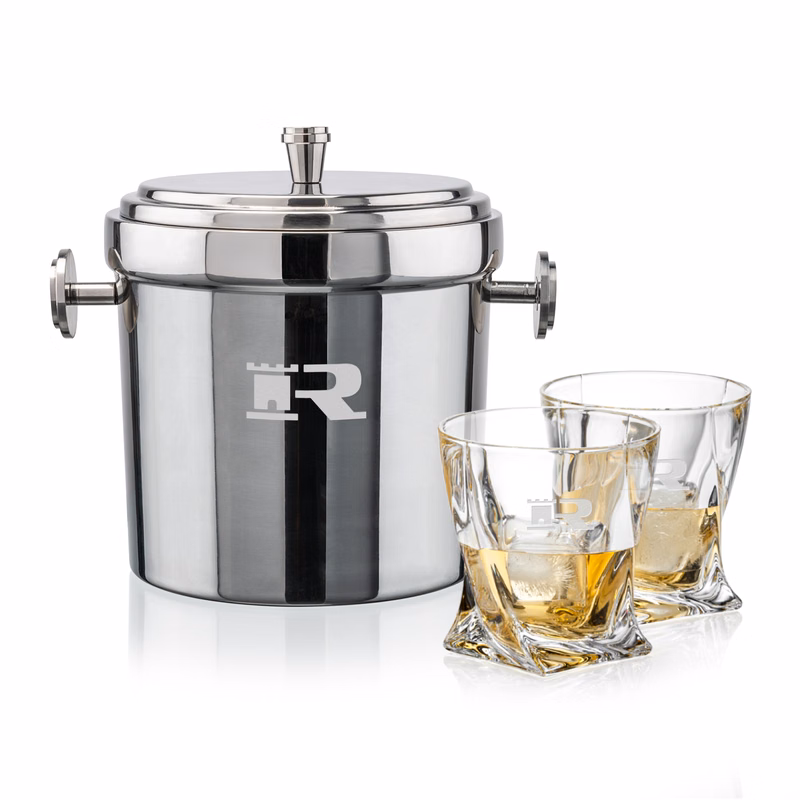 Milano Ice Bucket & Oasis On-the-Rocks Set