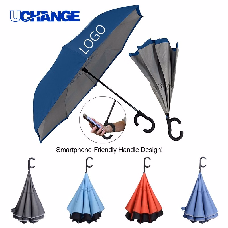 Two-Tone Inversion Umbrella for Windy Weather